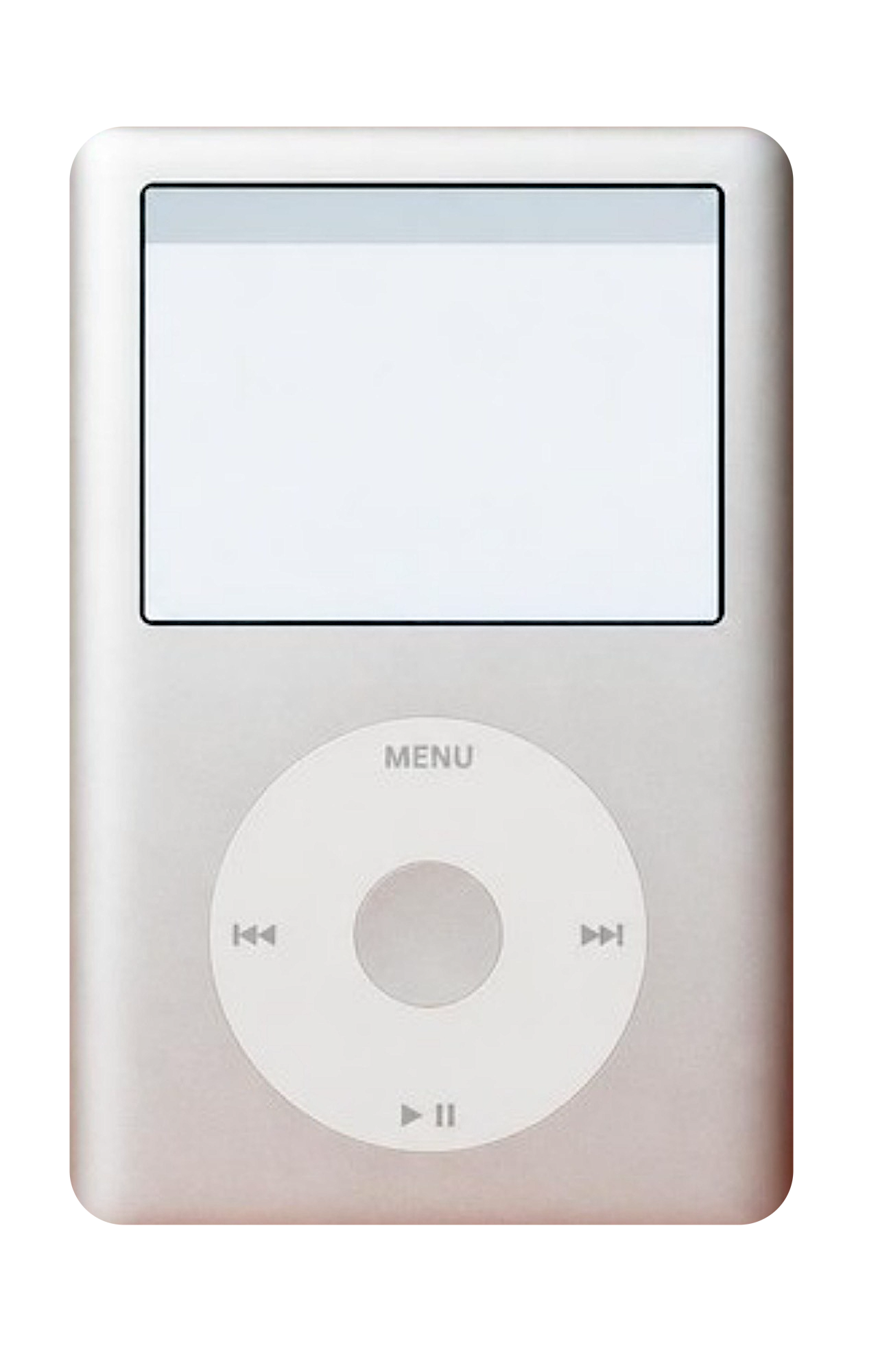 a silver ipod classic &mdash; its menu picks a room
